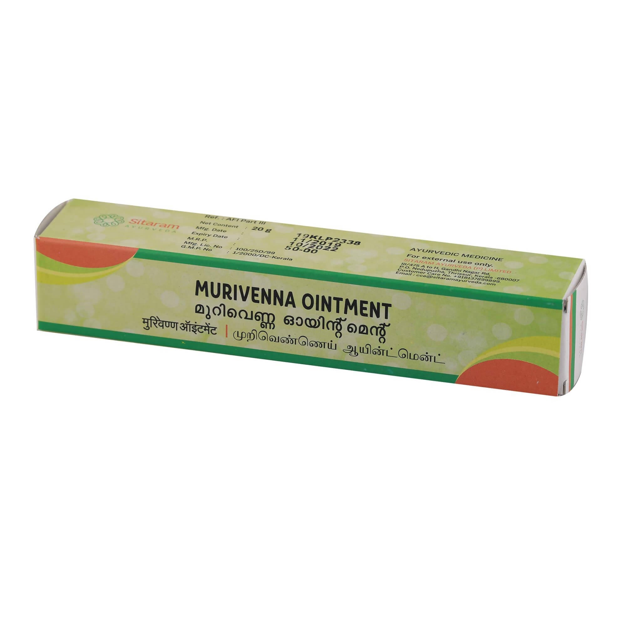 Sitaram Ayurveda Murivenna Ointment | Grab2Buy