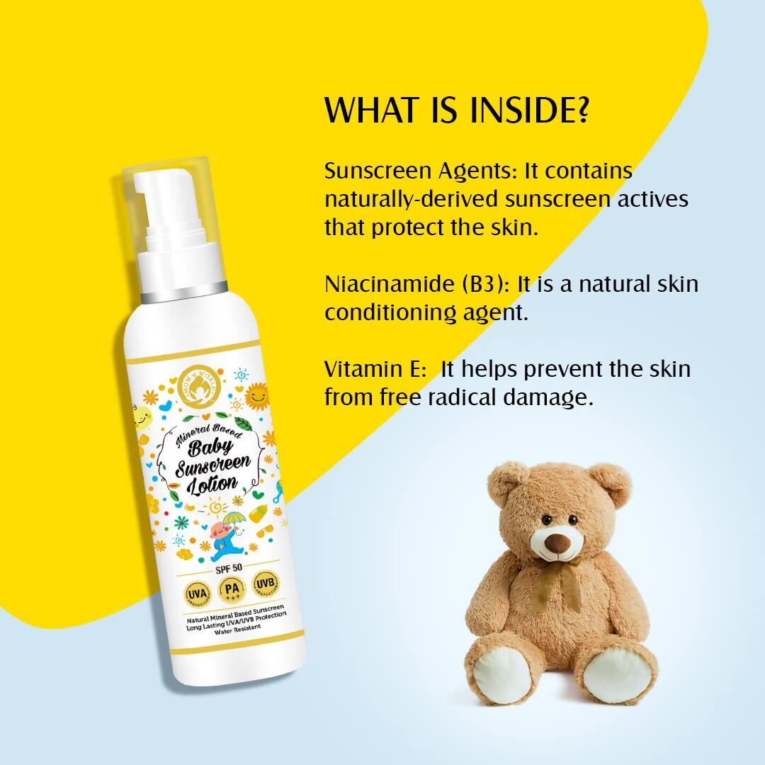 Mom & World Baby Sunscreen Lotion | Grab2Buy
