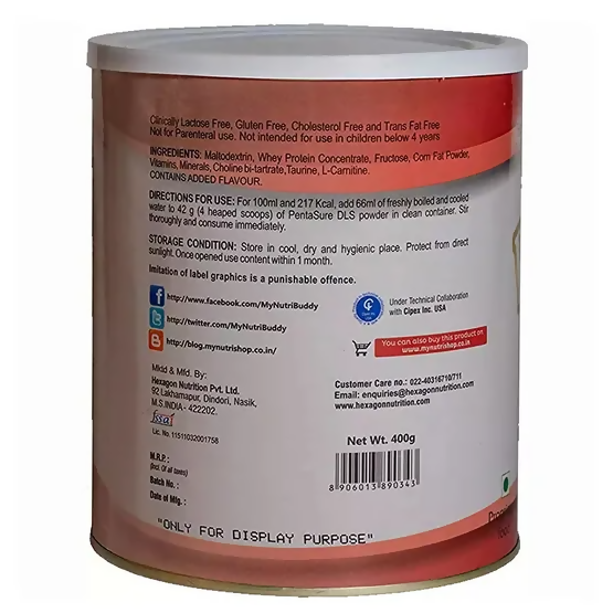 PentaSure DLS Dialysis Care Powder - Vanilla Flavor | Grab2Buy