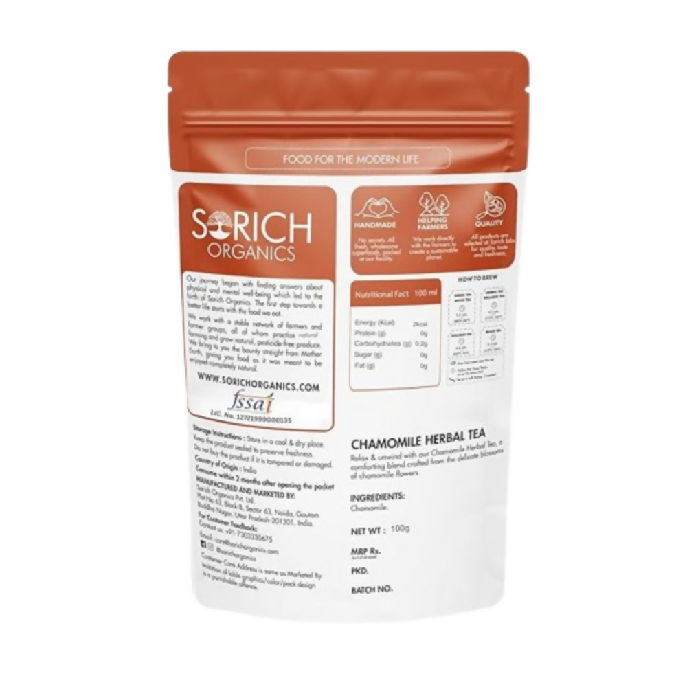 Sorich Organics Chamomile Flower Herbal Tea | Grab2Buy