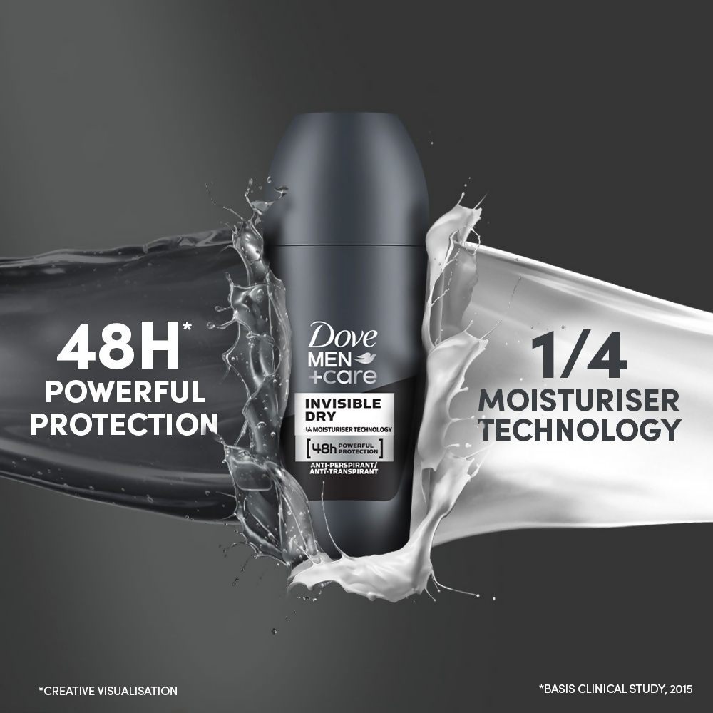 Dove Men + Care Invisible Dry Anti - Perspirant Roll - On | Grab2Buy