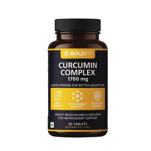 Boldfit Curcumin Complex 1700mg Tablets | Grab2Buy