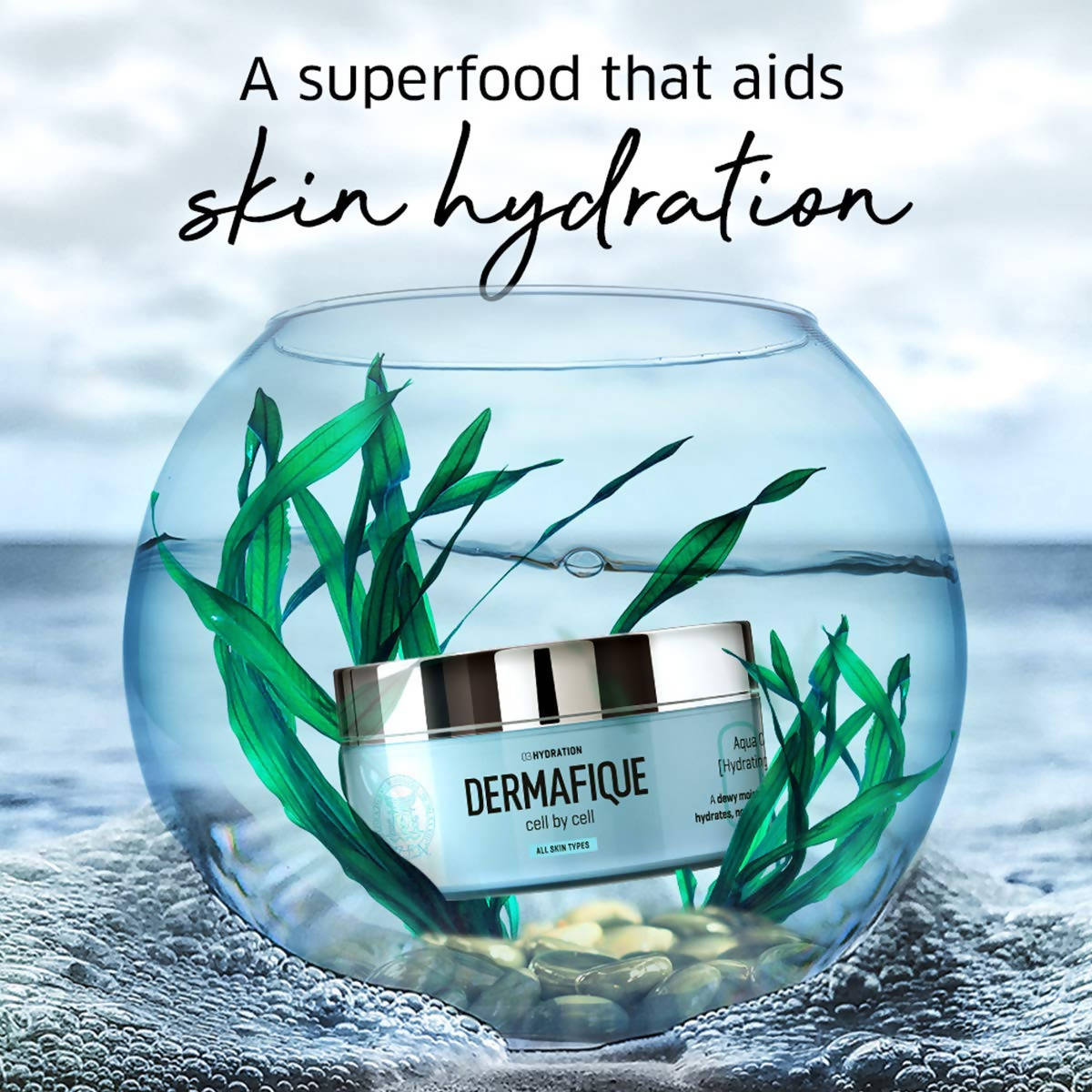 Dermafique Aqua Cloud Hydrating Creme Light Moisturizer | Grab2Buy