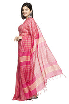 Mominos Fashion Magenta Color Bhagalpuri Saree | Grab2Buy