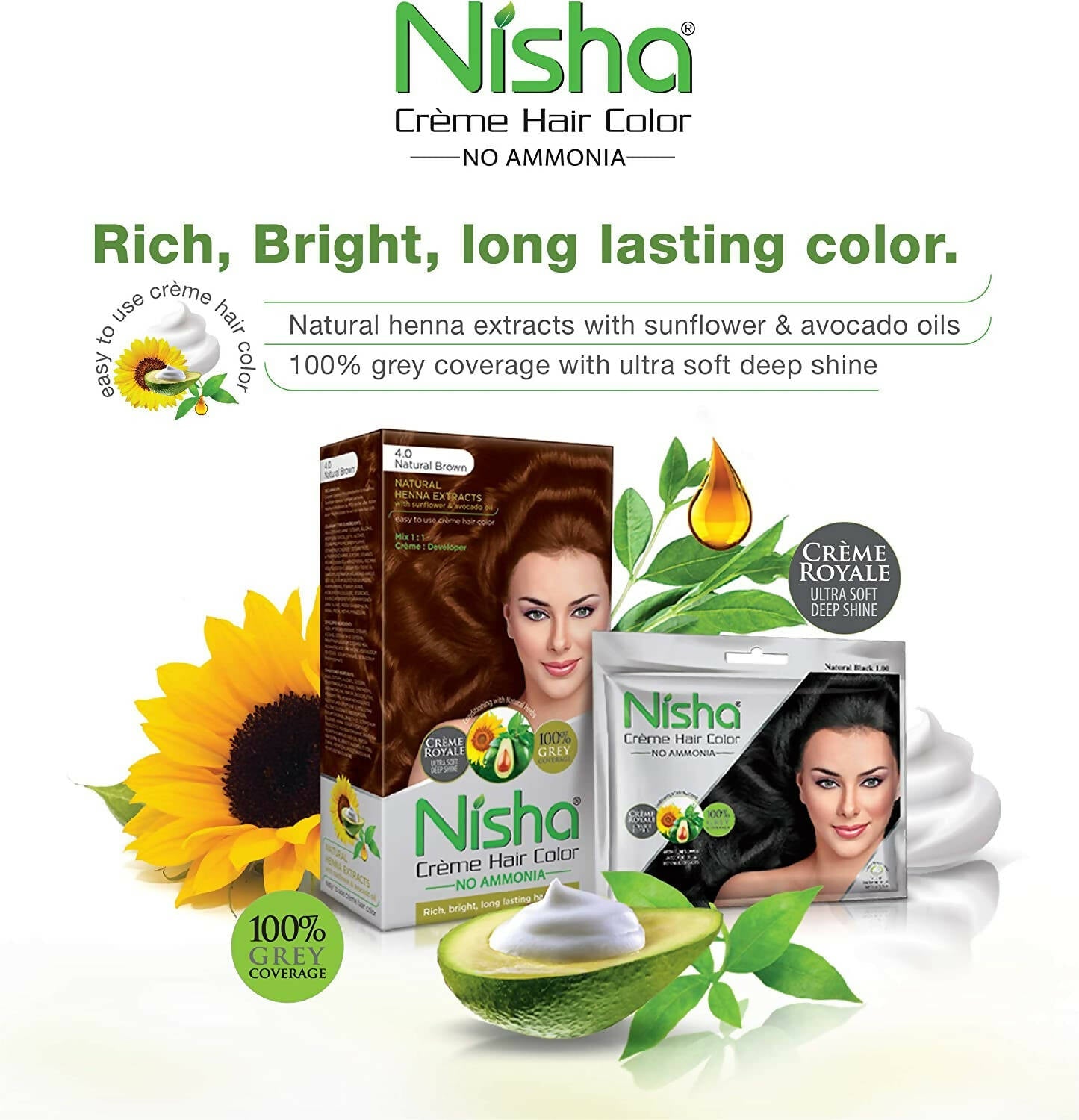 Nisha Creme Hair Color Chocolate Blonde | Grab2Buy