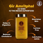 Giramritphal A2 Pure Desi Gir Cow Ghee Vedic Bilona Method | Swadesiicart