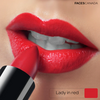 Faces Canada Creme Finish Lipstick - Lady In Red 11 | Grab2Buy