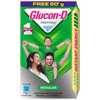 Glucon-D Instant Energy Health Drink - Regular Plain Glucose Powder | Instant Energy & Immunity Recharge With Vitamin C & Calcium