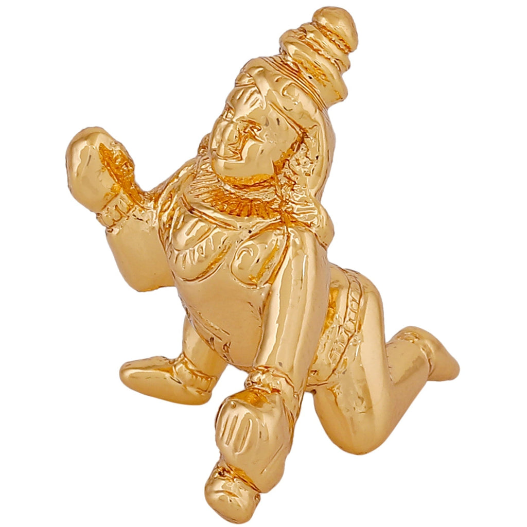 Estele Gold-Polished Divine Lord Krishna Idol for Home/Car Decor | Grab2Buy