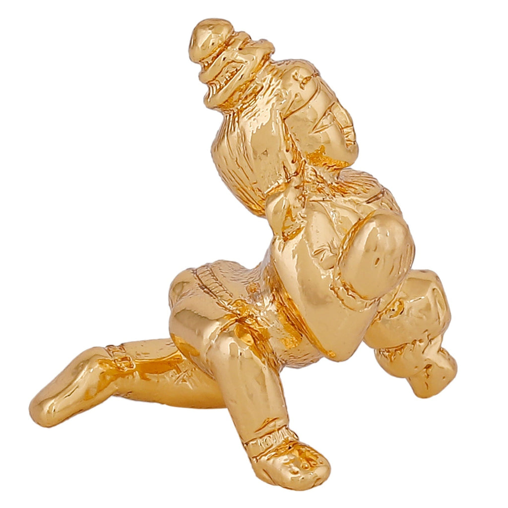 Estele Gold-Polished Divine Lord Krishna Idol for Home/Car Decor | Grab2Buy