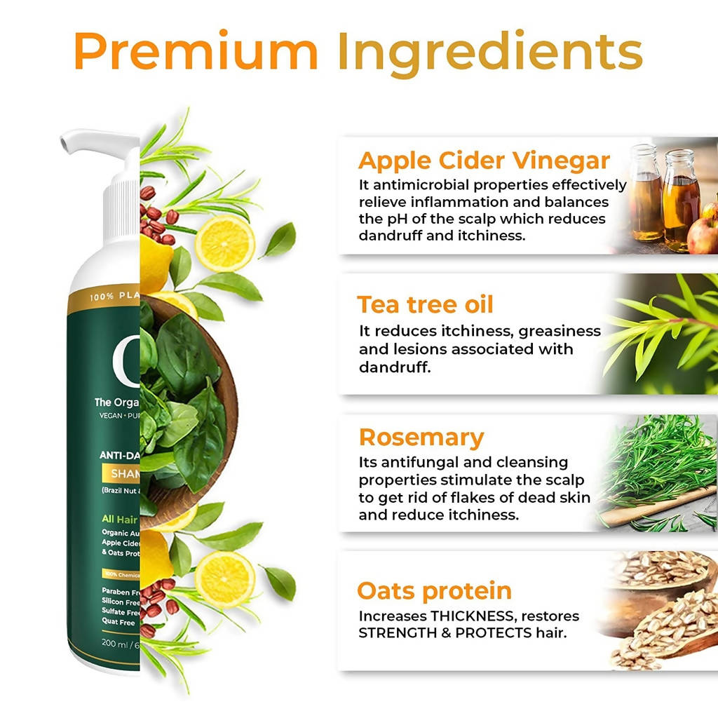The Organic Forest Anti-Dandruff Shampoo | Grab2Buy