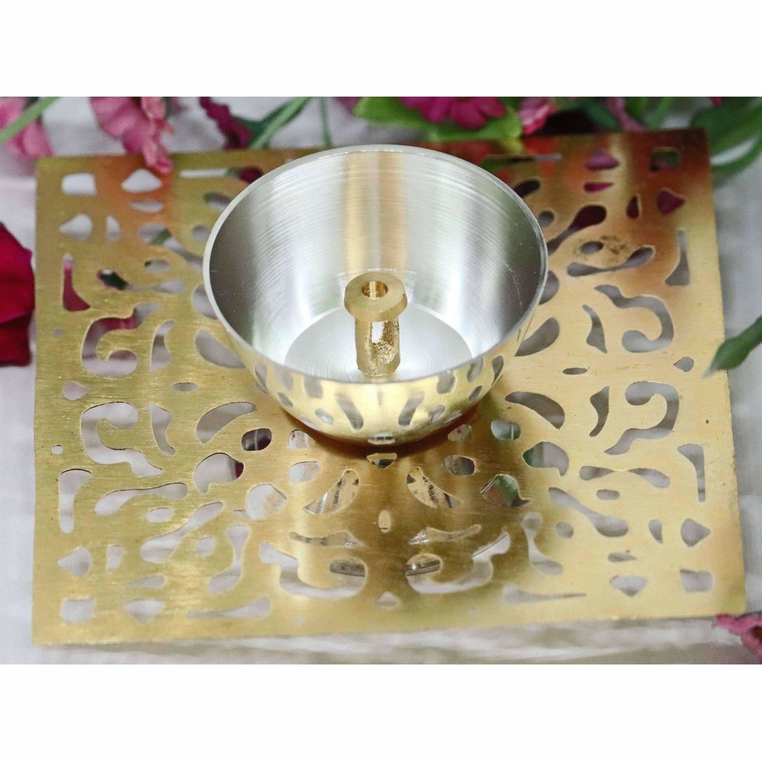 Chahat Premium Living Brass Saw Square Deep | Grab2Buy