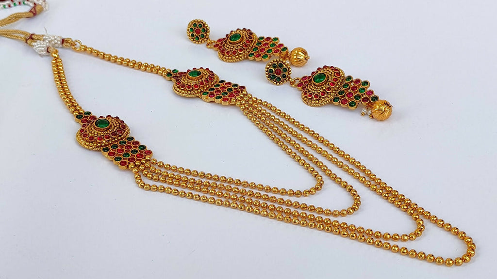 Multicolor kemp layer Necklace set | Grab2Buy