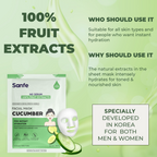 Sanfe Instant Hydration Cucumber Facial Mask | Grab2Buy