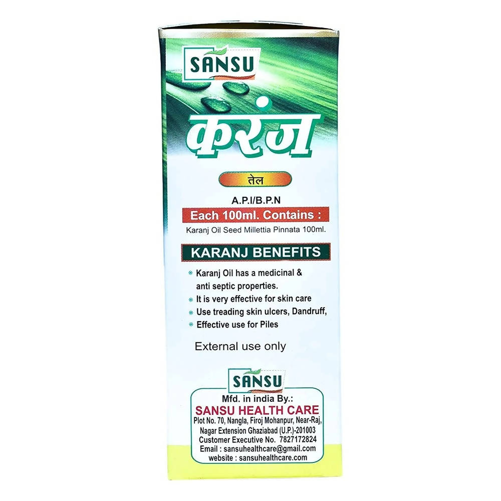 Sansu Organic Karanj Oil | Grab2Buy