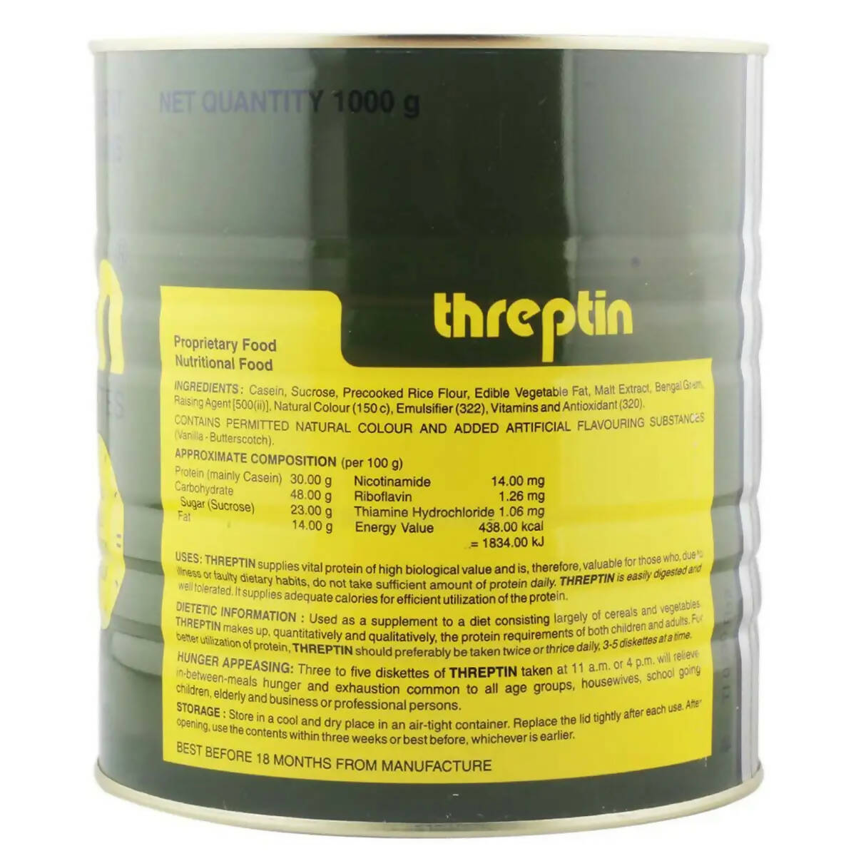 Threptin High-Calorie Protein Diskettes - Vanilla Flavor | Grab2Buy