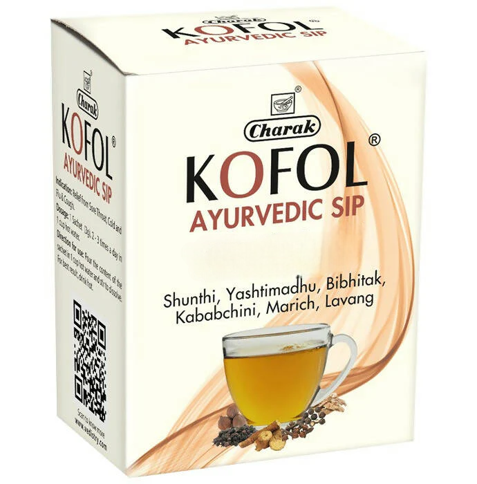 Charak Pharma Kofol Ayurvedic Sip Instant Kadha Sachet | Grab2Buy