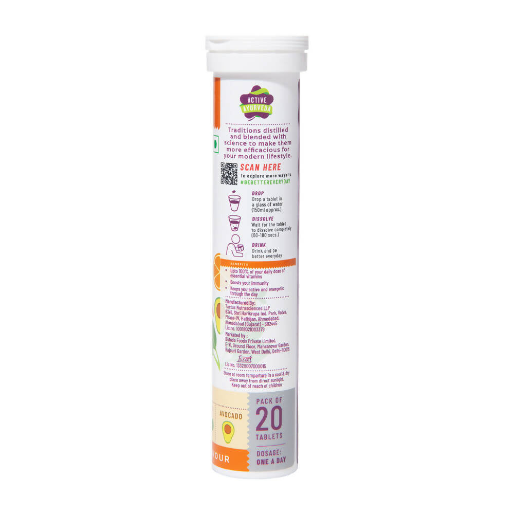 Panchamrit Multi-Vitamin Effervescent Tablets-Orange Flavor | Grab2Buy