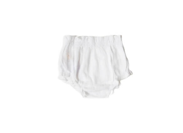Sunshine Baby Cute Organic Muslin Cotton Bloomers For Babies - White | Grab2Buy