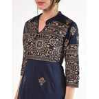 Cheera Women's Hand Block Print Anarkali Kurta (CH-031K) | Grab2Buy