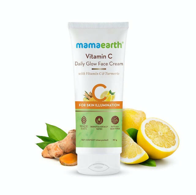 Mamaearth Vitamin C Daily Glow Face Cream | Grab2Buy