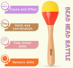 Matoyi Wooden Baby Bead Rattle | Grab2Buy