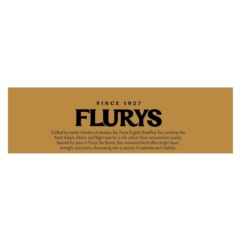 Flurys Distinctive English Breakfast Black Tea Bags