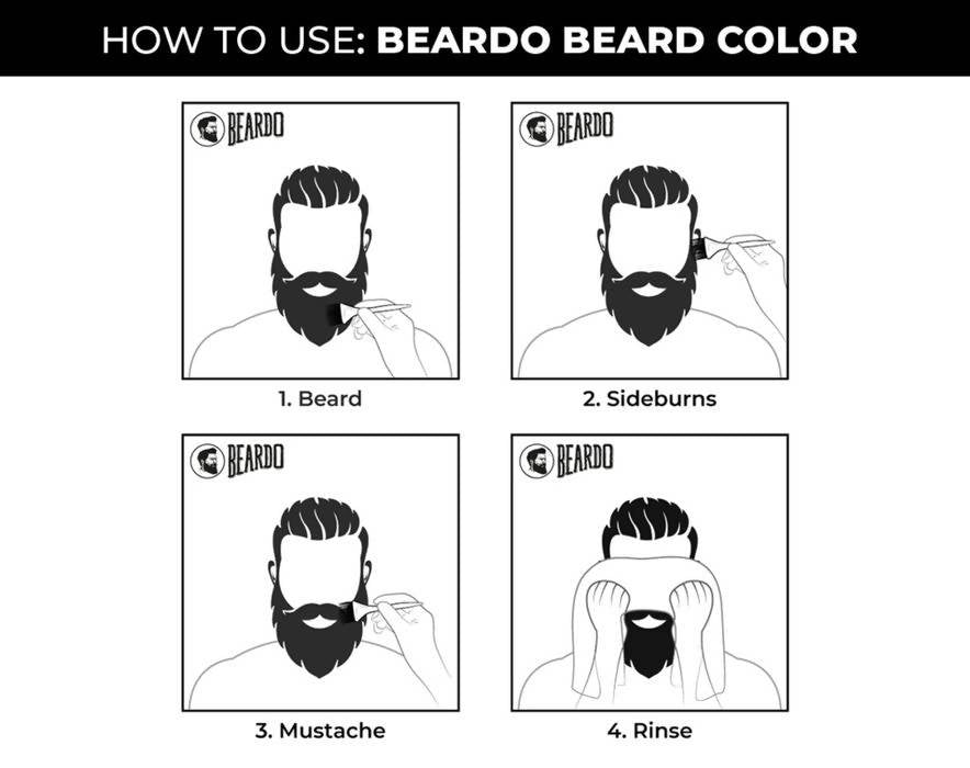Beardo Beard Color for Men - Natural Black | Grab2Buy