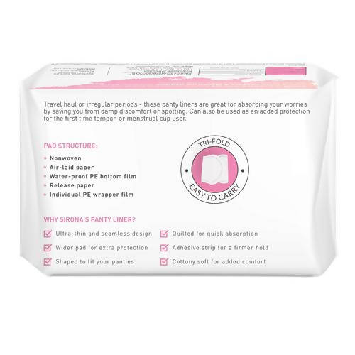 Sirona Dry Comfort Panty Liners | Grab2Buy
