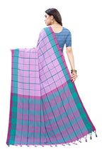 Vamika Lavendar Cotton Silk Weaving Saree (Google Lavender) | Grab2Buy