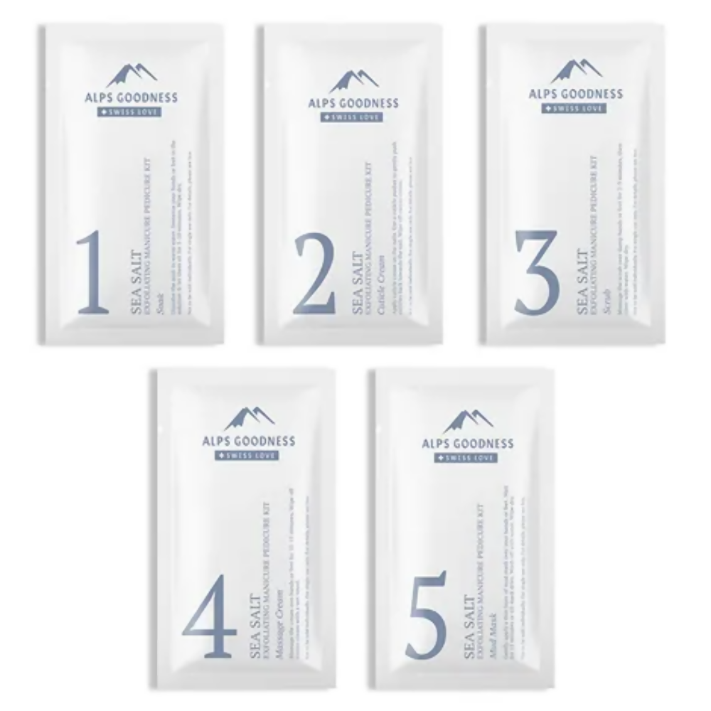 Alps Goodness Sea Salt Exfoliating Manicure Pedicure Kit | Grab2Buy