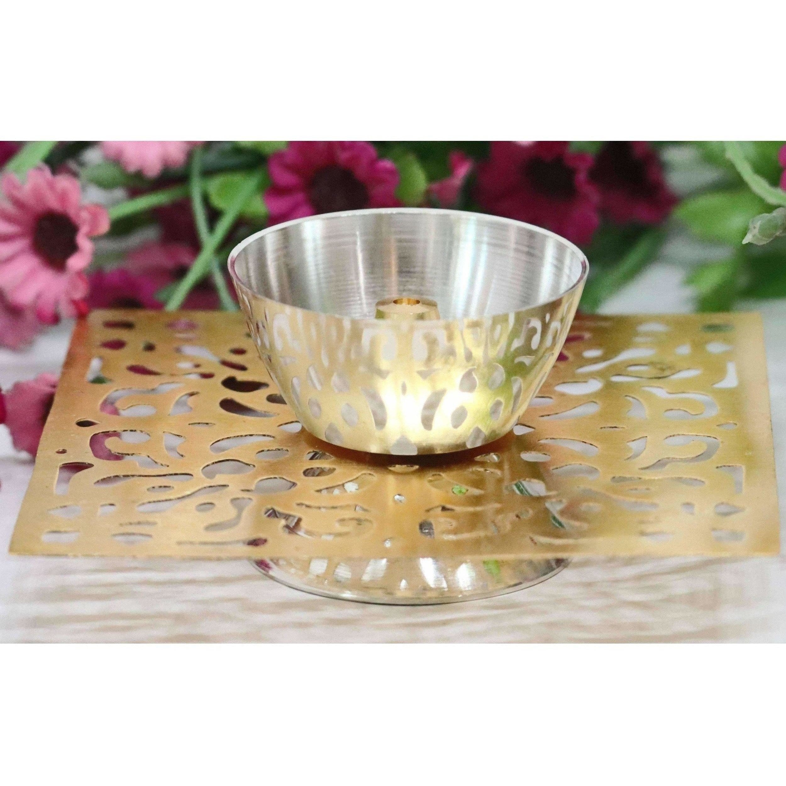 Chahat Premium Living Brass Saw Square Deep | Grab2Buy