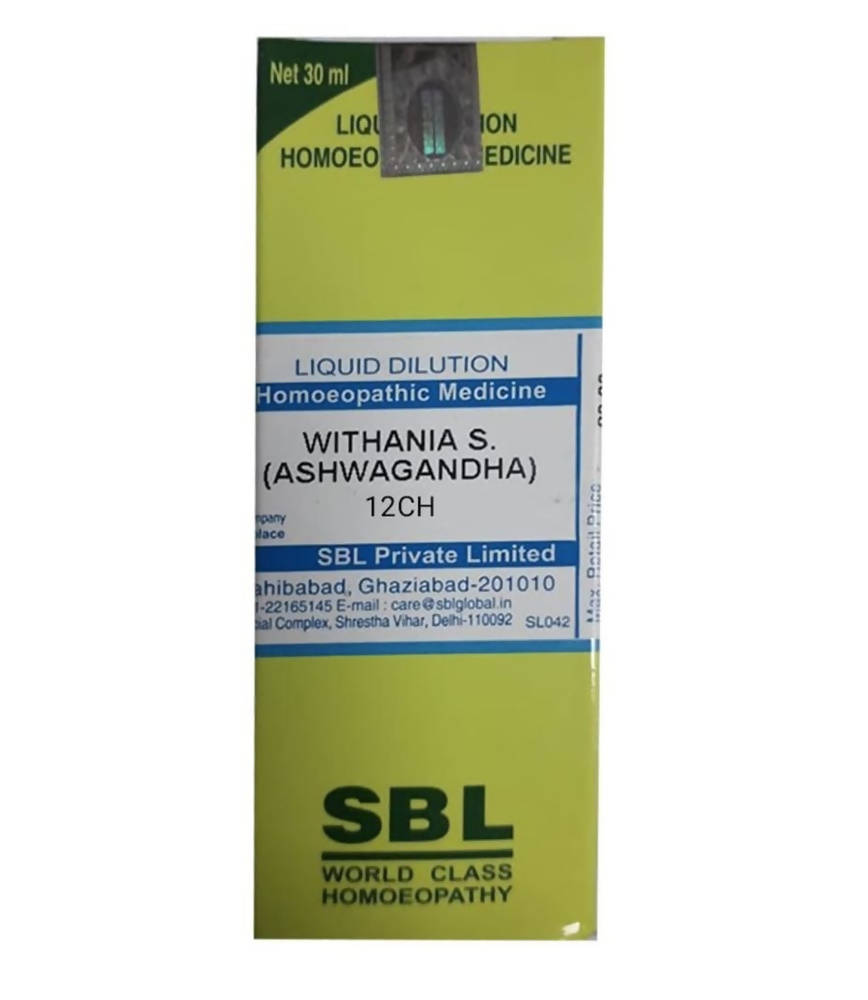SBL Homeopathy Withania S (Ashwagandha) Dilution | Grab2Buy