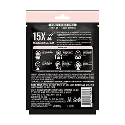 Ponds Detoxing Sheet Mask With Vitamin B6 | Grab2Buy