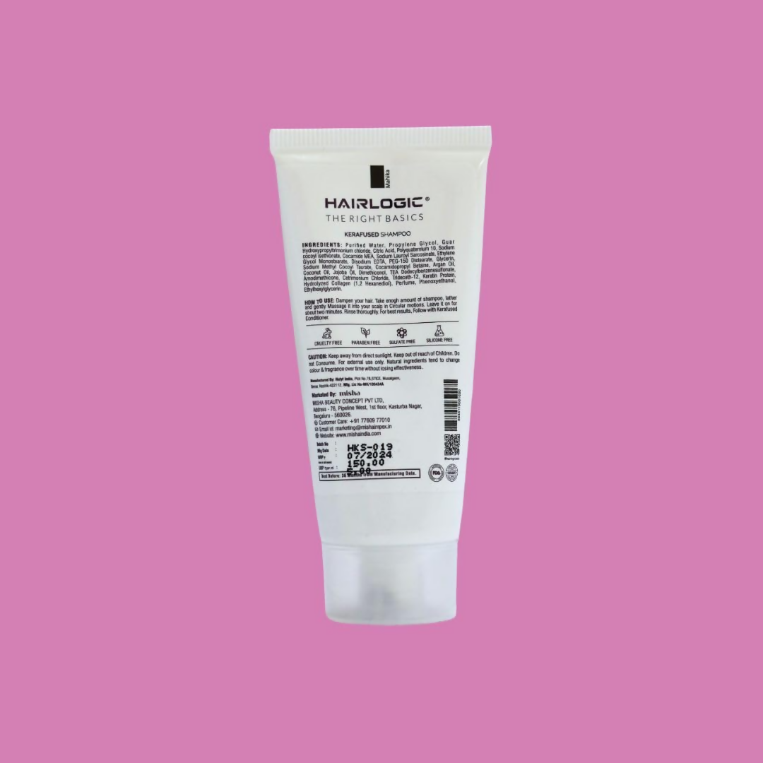 Hair Logic Kerafused Shampoo For Frizzy Hair Ideal for Men & Women | Grab2Buy