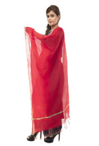 Mominos Fashion Red Banarsi Piping Dupatta | Grab2Buy
