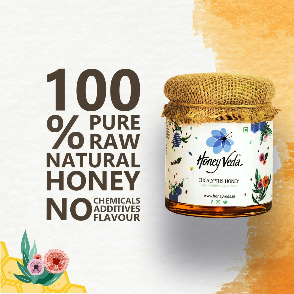HoneyVeda Premium Raw Eucalyptus Honey | Grab2Buy