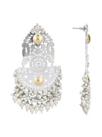 Joban Fashion Women Ghungroo Style Silver Tone Earrings | Grab2Buy