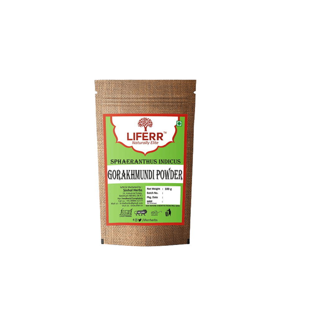 LIFERR Gorakhmundi Powder - Sphaeranthus Indicus Powder (200g) | Grab2Buy