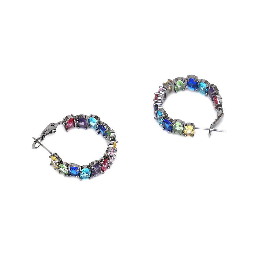 Multi Loops Silver Plated- Ruby Raang | Grab2Buy