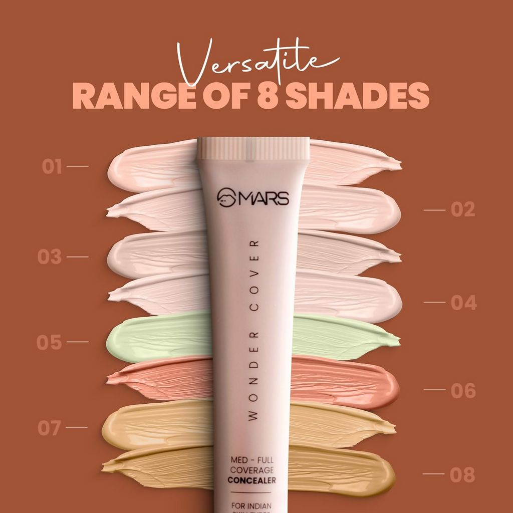 MARS Cosmetics Wonder Cover Liquid Concealer - Shade 02 | Grab2Buy