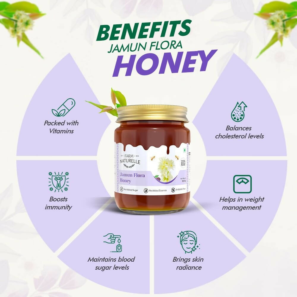 Farm Naturelle Jamun Flora Honey | Grab2Buy