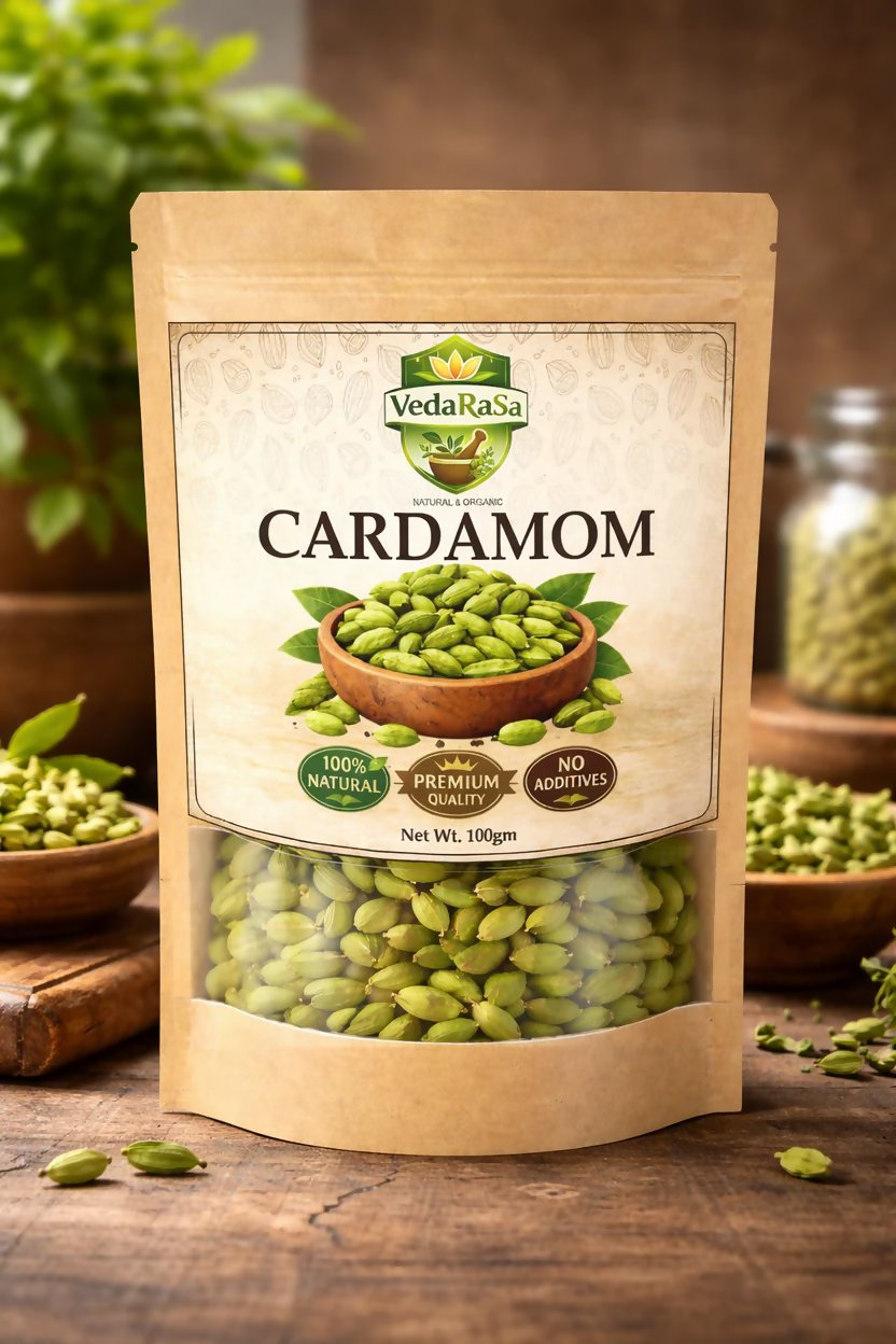 VedaRasa Raw Green Cardamom | Swadesiicart