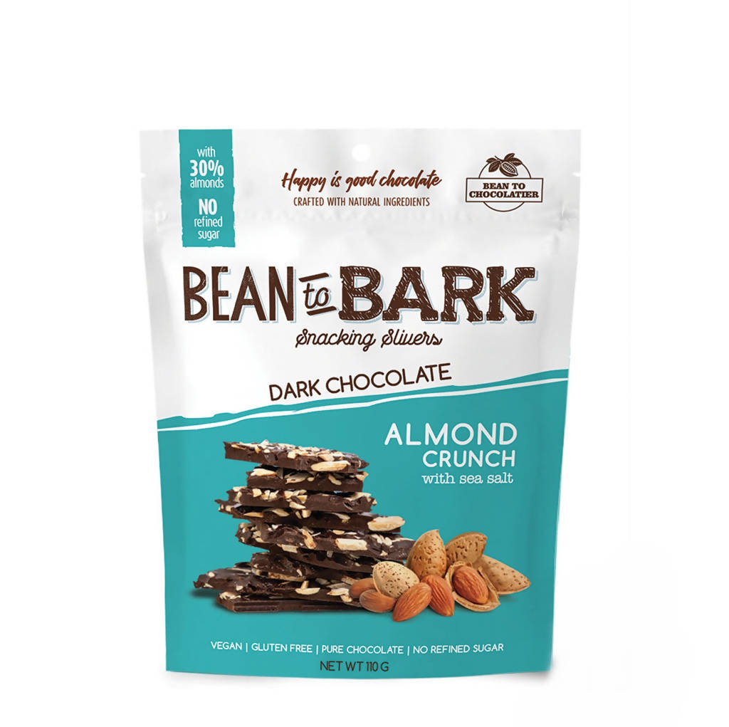 Pink Harvest Bean To Bark Dark Chocolate Almond Crunch | Grab2Buy