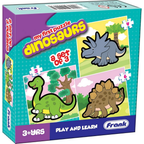 Frank Dinosaurs - A Set of 3 Jigsaw Puzzle for Kids