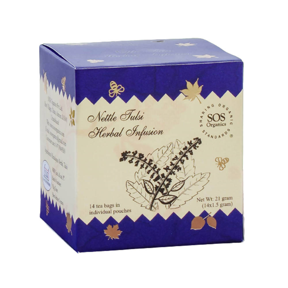 SOS Organics Nettle Tulsi Herbal Infusion | Grab2Buy