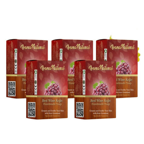 Ivana Natural Redwine-Kojic Acid Handmade Soap | Grab2Buy