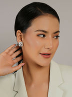stone stud (white) - Ruby Raang | Grab2Buy