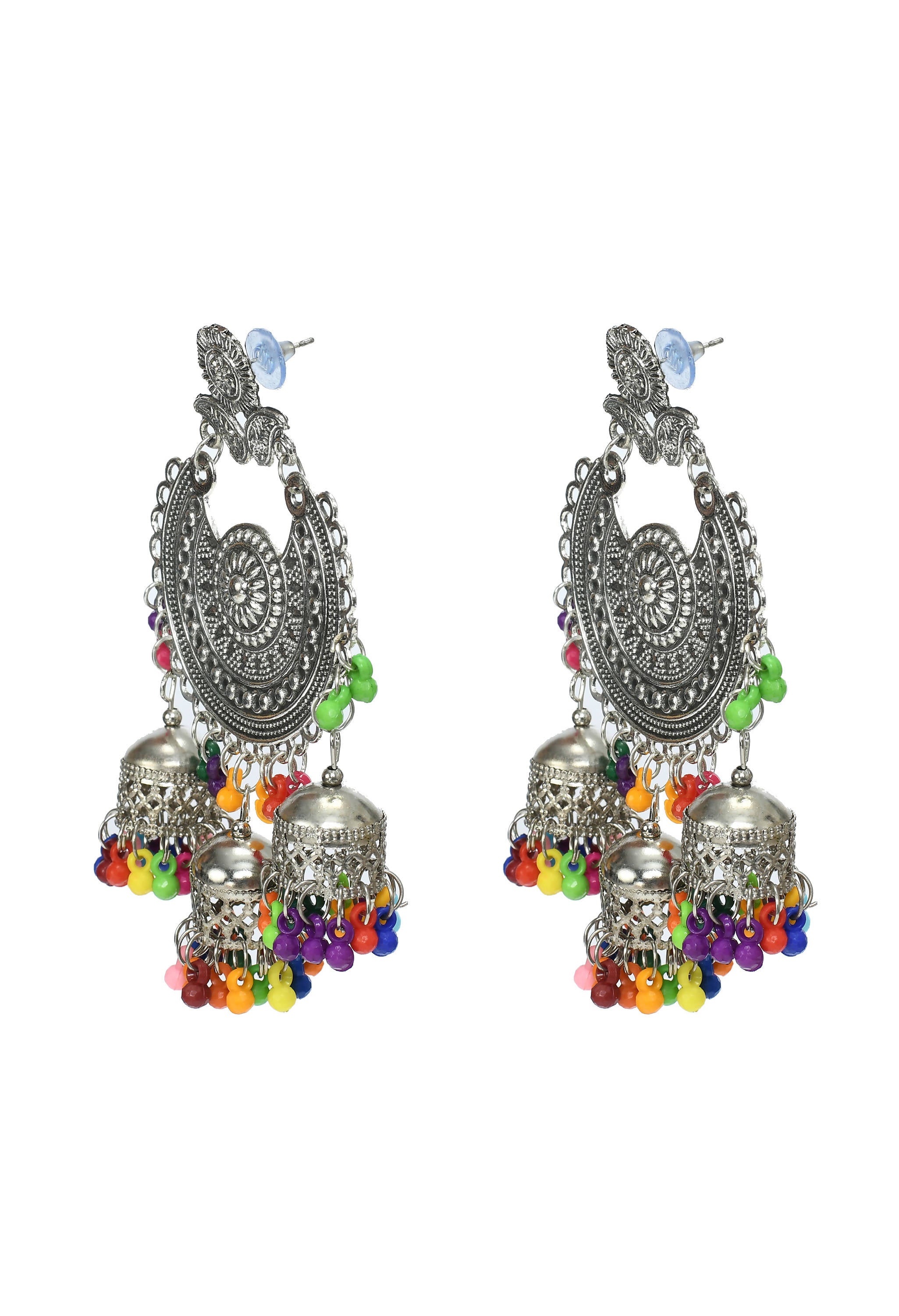 Mominos Fashion Johar Kamal Beautiful Jhumkas With Maang Tikka | Grab2Buy