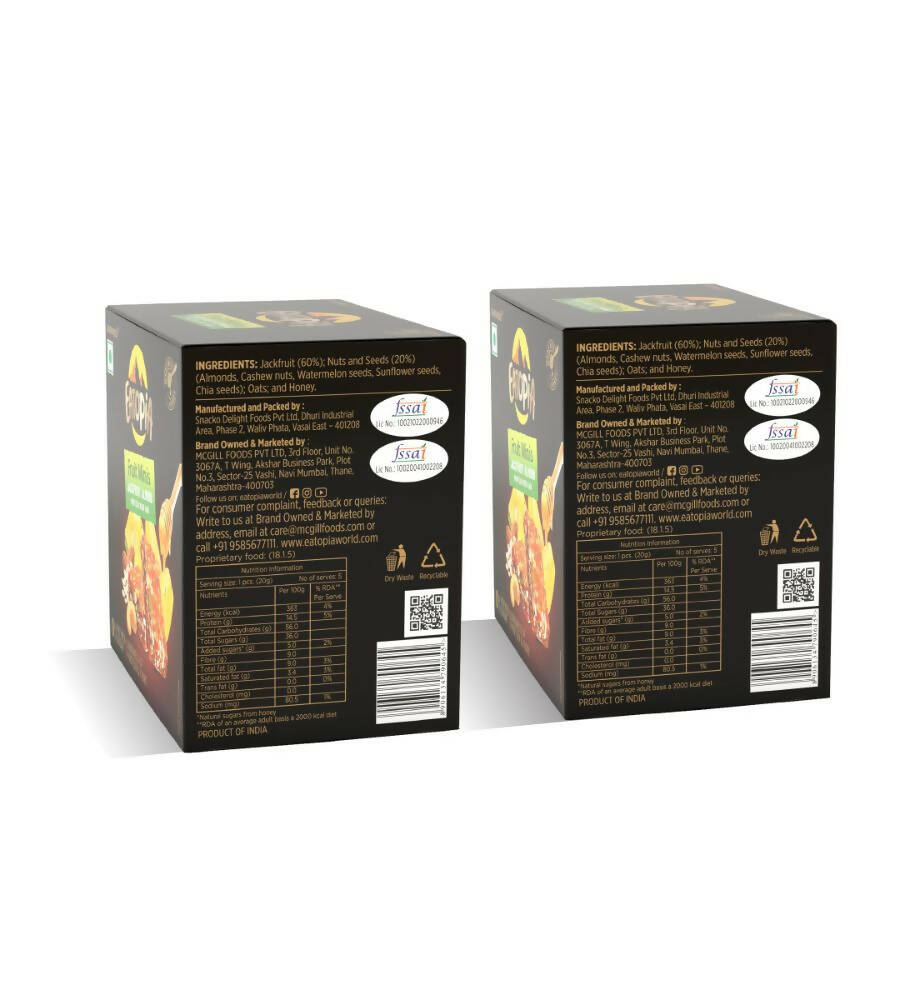 Eatopia Fruit Minis - Jackfruit Almond Protein Mini Bar | Grab2Buy